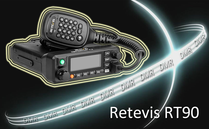 Retevis RT90 Dual Band DMR Mobile Radio Review by M6CEB